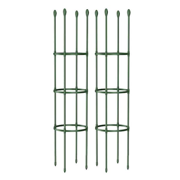 Unbranded 55.1 in. Tomato Cage Garden Trellis Tighter and Stable Plant Support (2-Pack)