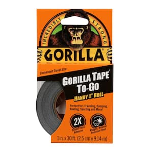 1 in. x 10 yd. Black Tape-To-Go (6-Pack)