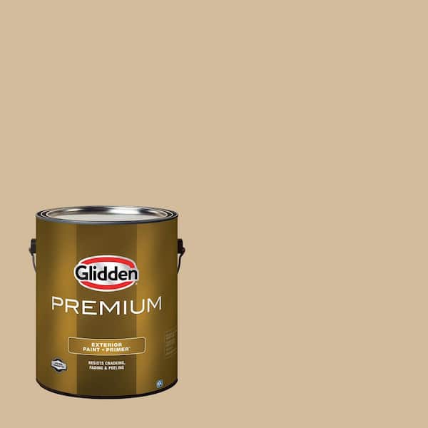 Glidden Premium 1 gal. PPG1086-4 Pony Tail Flat Exterior Latex Paint
