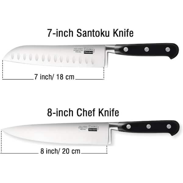 7 inch Chef Knife, High Carbon Stainless Steel Kitchen Knife with