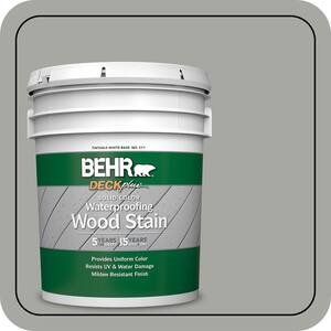 5 gal. #SC-249 Coastal Gray Solid Color Waterproofing Exterior Wood Stain