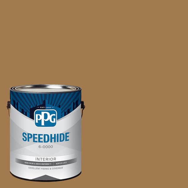 1 gal. PPG1089-7 Caramelized Pecan Semi-Gloss Interior Paint