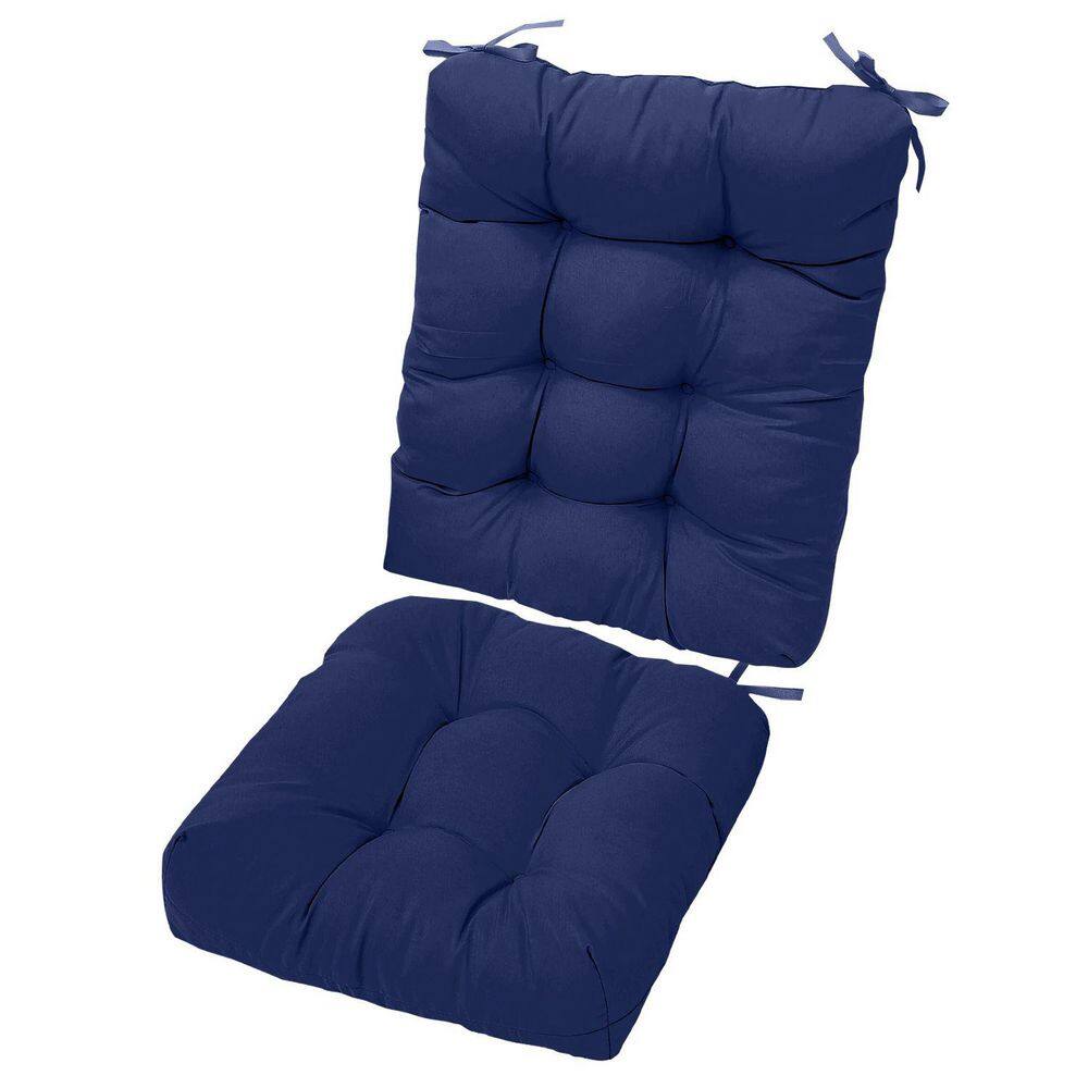 Navy Blue Replacement Outdoor Dining Chair Cushion with Back price history on PriceWatchPro