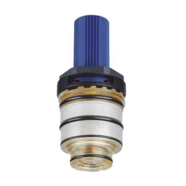 GROHE 3/4 in. 1-Piece Reversed Cartridge Bath Hardware in Blue