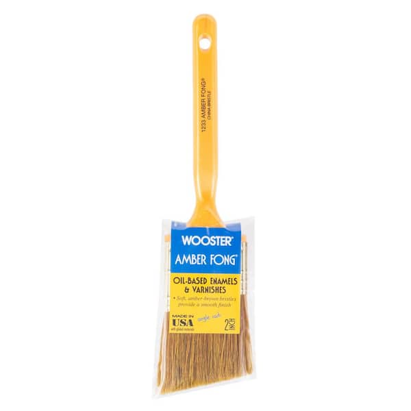 Wooster 2 in. Amber Fong Angle Sash Bristle Brush