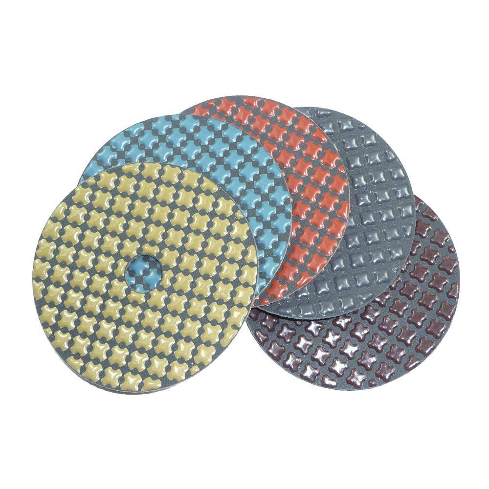 1PCS Sticky Disk/ 16PCS Professional Diamond Polishing Pads 4 Inch Set Kit 1PCS Sticky Disk/ 16PCS Professional Diamond Polishing Pads 4 Inch Set Kit