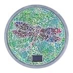 Solar Mosaic Dragonfly 10.04 in. x 10.04 in. x 1.57 in. Dragonfly Resin Step Stone