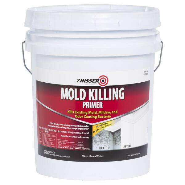 Zinsser 5 Gal Mold Killing Interior Exterior Primer 276088 The Home Depot