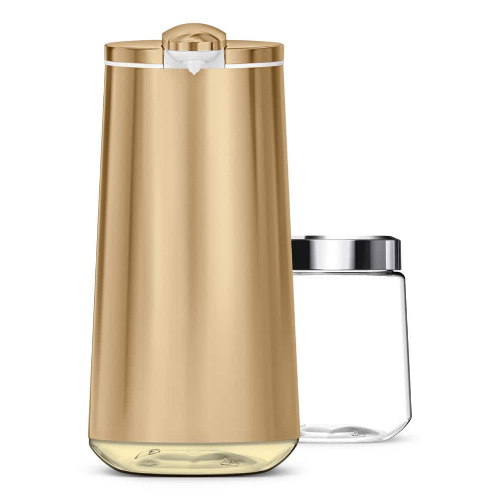 Brushed Brass Automatic Foaming Soap Dispenser, 10oz