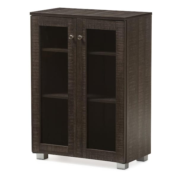 Baxton Studio Mason Dark Brown Storage Cabinet 28862 6496 HD The