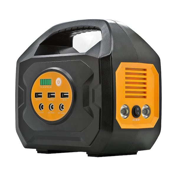 ExpertPower 200-Watt Lithium-Ion Solar/Car Powered Portable Generator for Camping and Emergency Power Supply