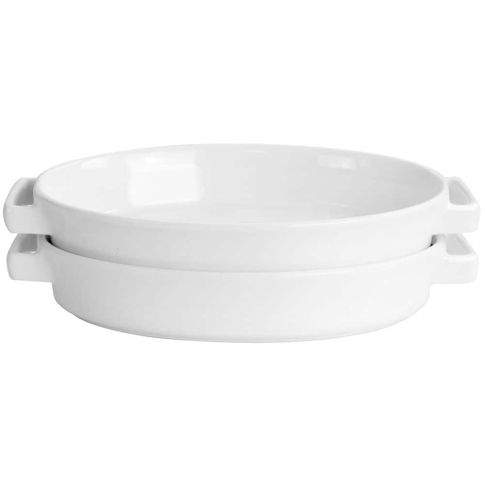 Baking Pan Set of 2 - 7x11 in & Loaf Pan - Vanilla White – MORA CERAMICS