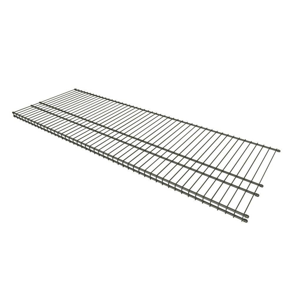 ClosetMaid 16 in. D x 48 in. W Nickel Steel Ventilated Wire Shelf