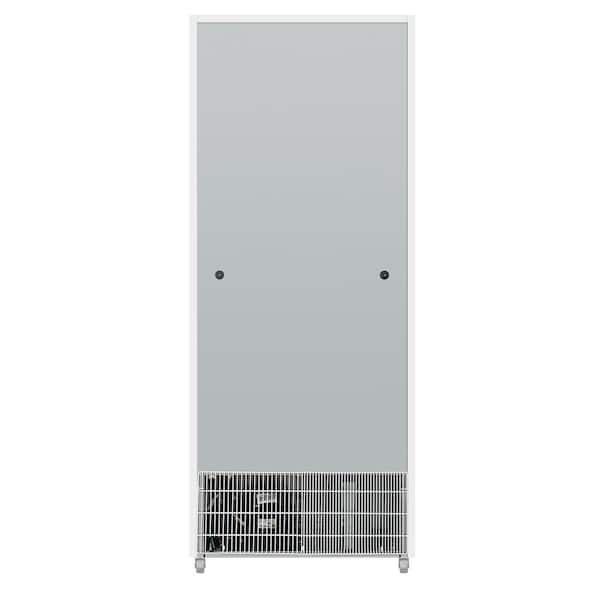 Koolmore - 30 in. 21 cu. ft. Manual Defrost Upright Freezer Solid Door Commercial Reach in White Garage Ready
