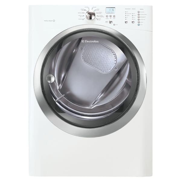 Electrolux IQ-Touch 8.0 cu. ft. Gas Dryer with Steam in White