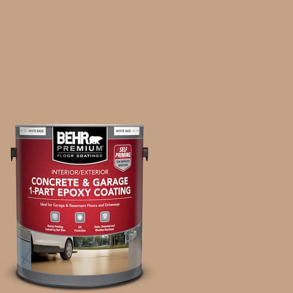 BEHR PREMIUM 1 gal. #S240-4 Pacific Bluffs Self-Priming 1-Part Epoxy Satin Interior/Exterior Concrete and Garage Floor Paint