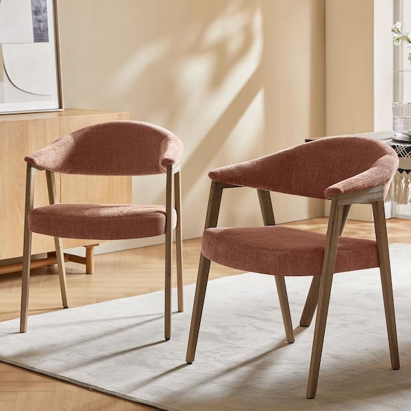 ダイニングチェア New Dining chair JAYDEN CREATION Elisa Coral Polyester Mid-Century Modern Dinning