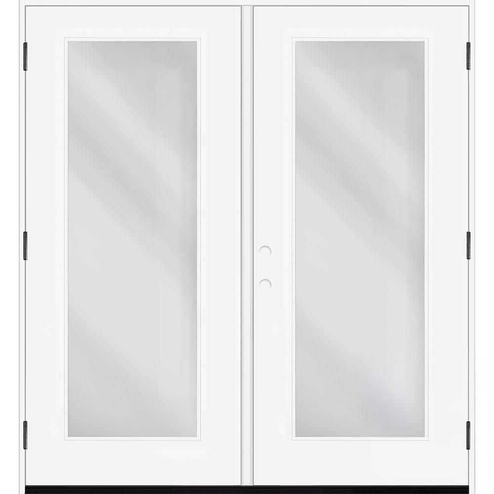 "Palisade 72 in. x 80 in. FullLite Clear Impact Glass LHOS Unfinished Fiberglass Retro Prehung Double Patio Door w/4""Jamb" price history on PriceWatchPro