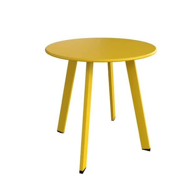 OLILAWN 17.75 in. L x 17.75 in. W Outdoor Side Table, Stain-Resistant and Easy to Maintain