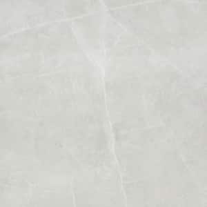 Sterlina Silver 23.62 in. x 23.62 in. Polished Marble Look Porcelain Floor and Wall Tile (15.5 sq. ft./Case)