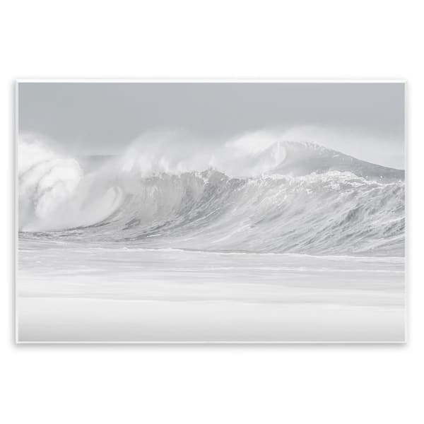 Stupell Industries Cresting Beach Wave by Maggie Olsen Unframed Nature Graphic Art Print 10 in. x 15 in.