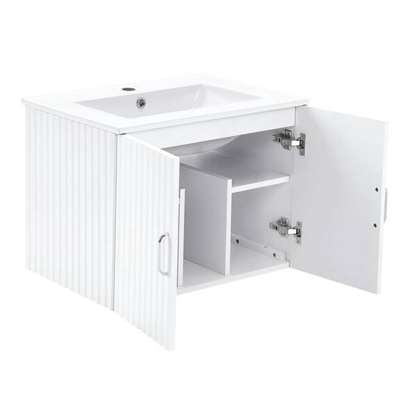 Cesicia 24 in. W x 18 in. D x 18.7 in. H Single Sink
