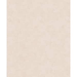 Flora Collection Beige Plain Texture Pearlescent Finish Non-Pasted Vinyl on Non-woven Wallpaper Sample
