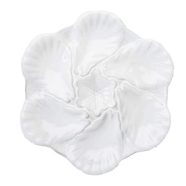 Abigails Fleur De Lis Oyster Plate(Set of 4)