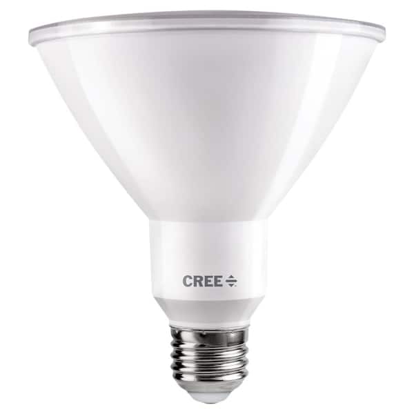 Cree Equivalent Bright White (3000K) PAR38 Dimmable Exceptional Light Quality LED 40 Degree Flood Light Bulb TPAR38-1803040FH25-12DE26-1-11 - The Home Depot