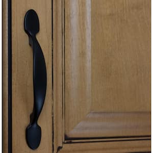 3 in. Center-to-Center Matte Black Classic Cabinet Pull (10-Pack)