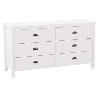 White Dressers Bedroom Furniture The Home Depot