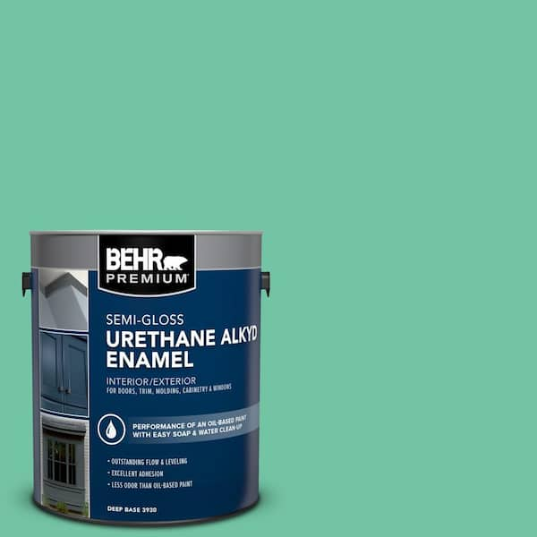 BEHR Premium Plus 5 gal. #P420-4A Gem Silica Semi-Gloss Enamel Low Odor Interior Paint & Primer