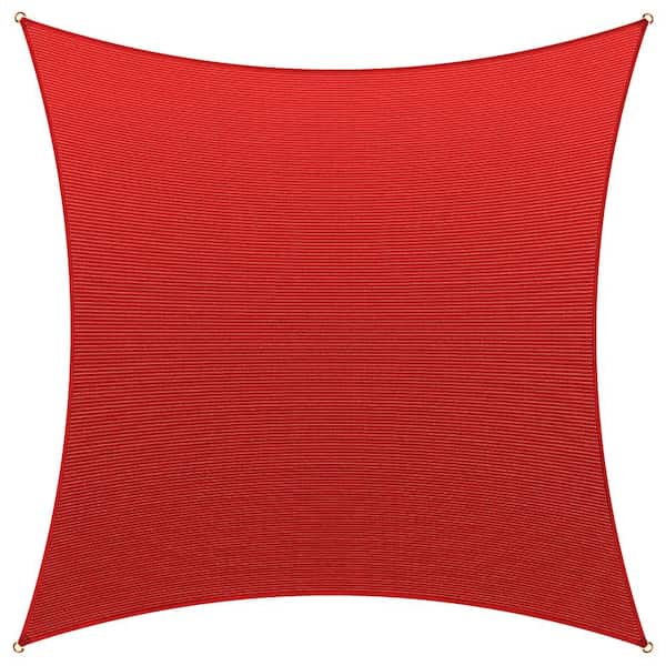 AMGO 12 ft. x 12 ft. Red Square Sail