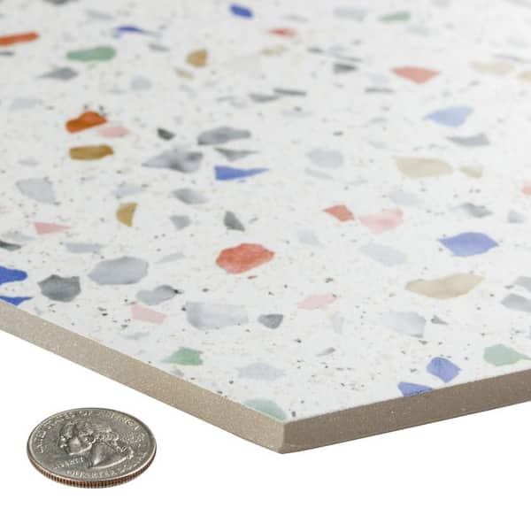 Venice Hex Colors Light 9 in. x 10 in. Porcelain Floor and Wall Tile (6.89 sq. ft./Case)