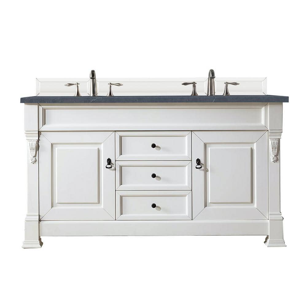 Brookfield 60 in. W x 23.5 in. D x 34.3 in. H Double Bath Vanity in Bright 