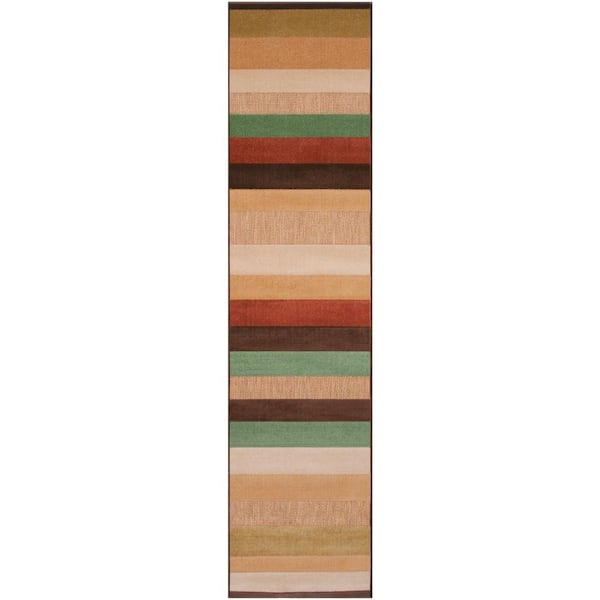Artistic Weavers Matterhorn Camel 3 ft. x 8 ft. Indoor/Outdoor Runner Rug