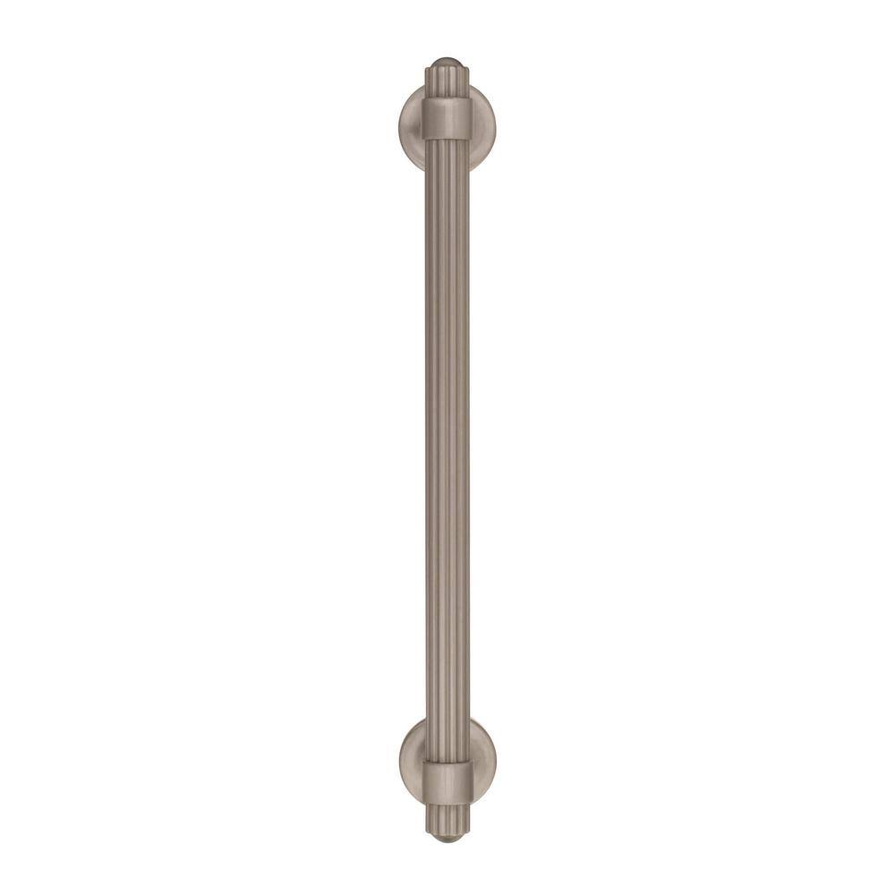 Satin Nickel 6-5/16" Coastal Bar Pull with Mounting Hardware