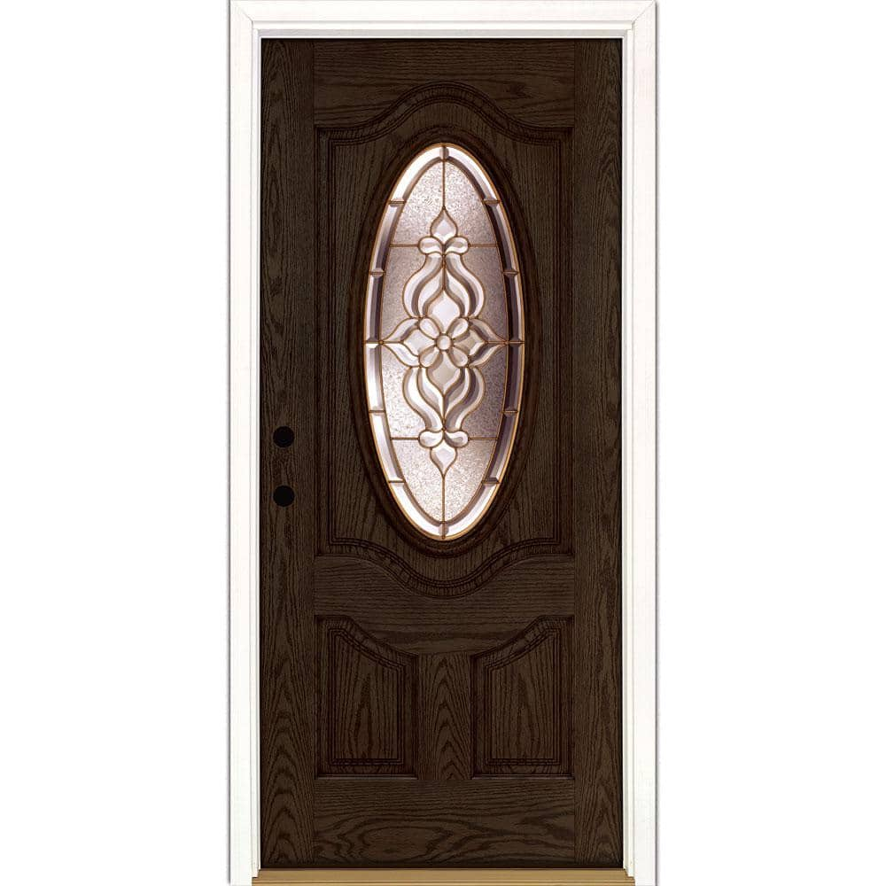 High Definition Embossing Oval Glass Insert Fiberglass Door - China Oval  Glass Fiberglass Door, Fiberglass Door