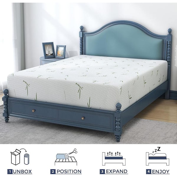 Mydepot 10 in. Full Size Memory Foam and Innerspring Hybrid Mattress