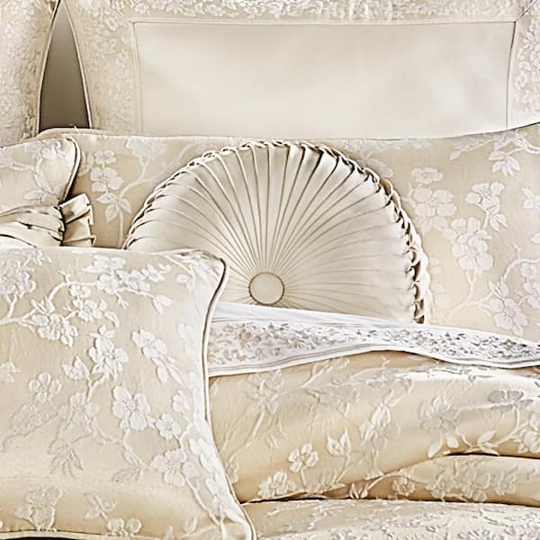 round gold pillows