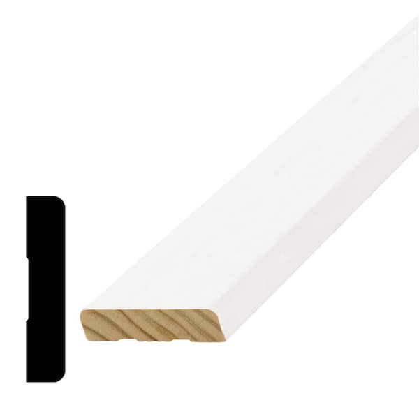AlexDirect WM 472 9/16 in. x 2-1/2 x 84 in. Primed Pine Wood Finger-Jointed Casing Set (3-Piece)