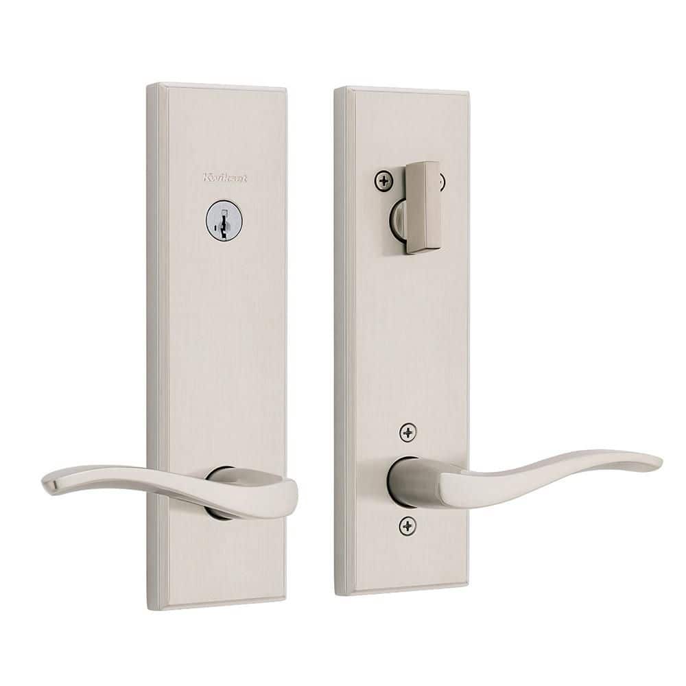 Sedona Satin Nickel Keyed Entry Set Single Cylinder Door Handleset ft SmartKey Security price history on PriceWatchPro