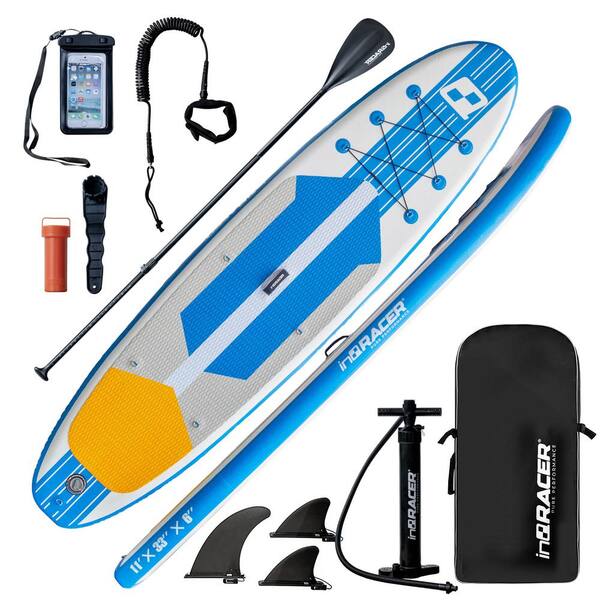 cenadinz Inflatable Stand Up Paddle Board 11 ft. x33 ft.  ft. x6 ft.  ft.  Premium SUP W Accessories in Blue