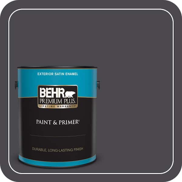 BEHR PREMIUM PLUS 1 gal. #ECC-62-2 Cityscape Satin Enamel Exterior Paint & Primer