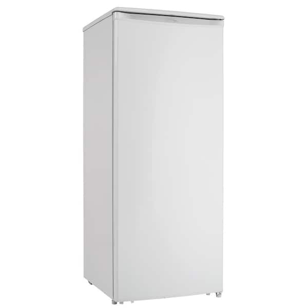 8.5 cu. ft. Manual Defrost Upright Freezer in White