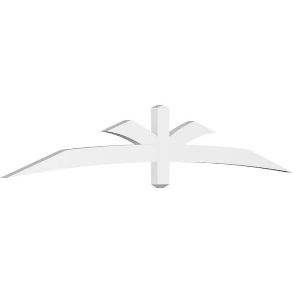 Ekena Millwork Davenport 96 in. W x 16 in. H x 2 in. D Signature Polyurethane Bracket