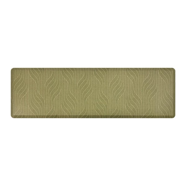 Sole Comfort New Wave 22 in. x 72 in. Sage Anti-Fatigue Comfort Mat