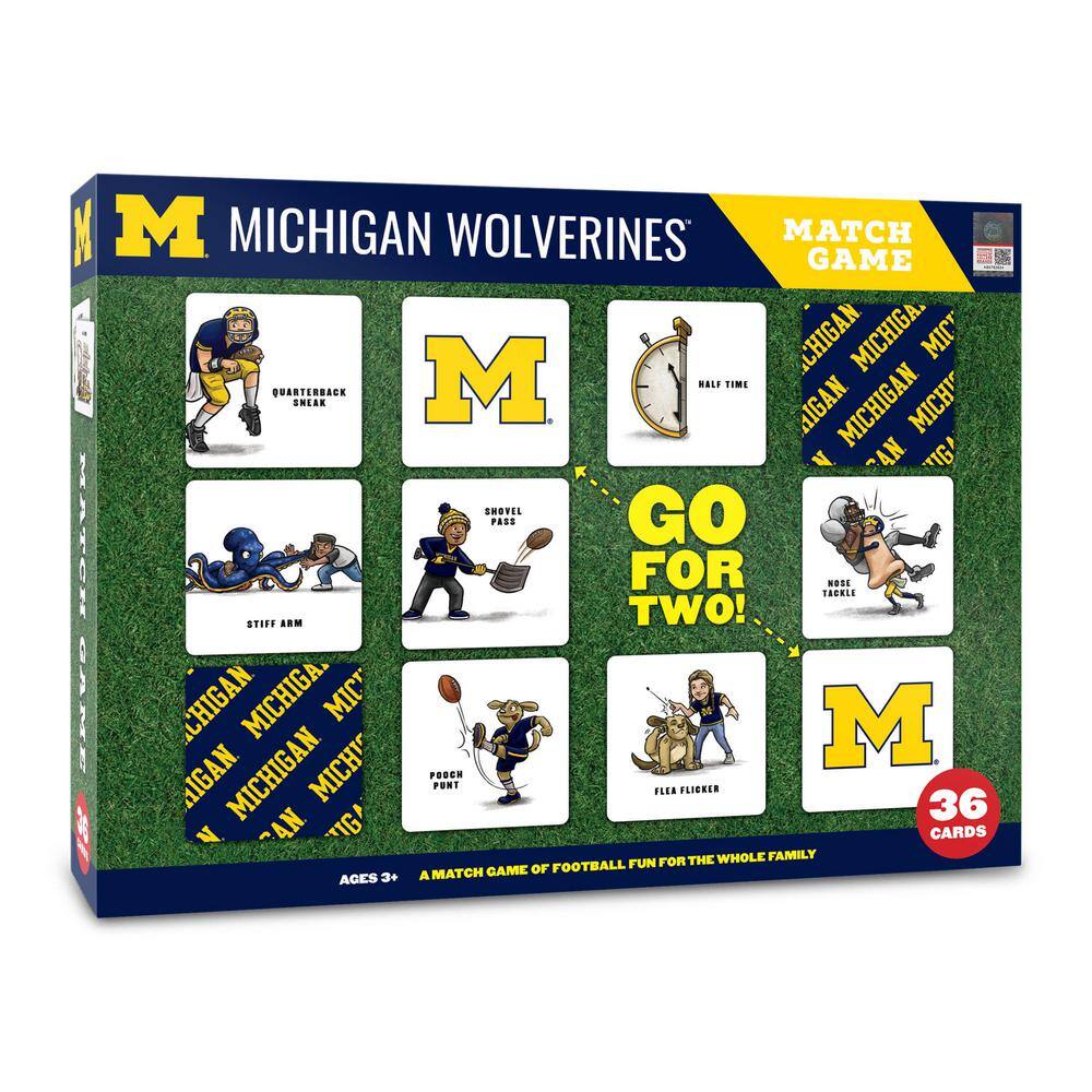 NCAA Michigan Wolverines Licensed Memory Match Game price history on PriceWatchPro