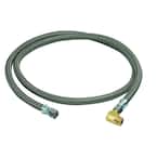 3/8 in. Compression x 3/8 in. Compression x 60 in. Braided Polymer Dishwasher Supply Line with 3/8 in. MIP Elbow