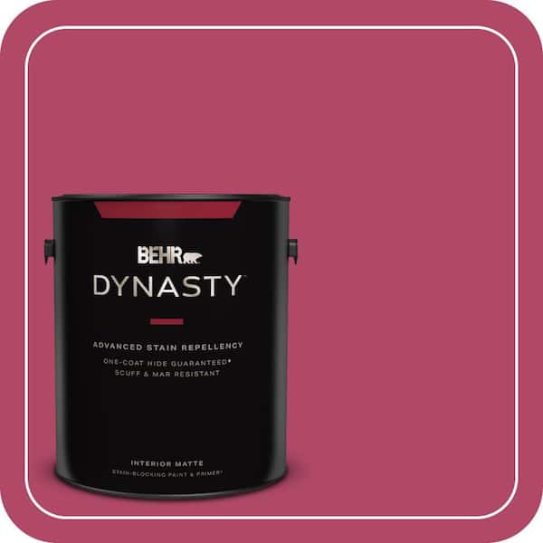 BEHR DYNASTY 1 gal. Home Decorators Collection #HDC-SM16-04 Bing Cherry Pie Matte Interior Stain-Blocking Paint & Primer